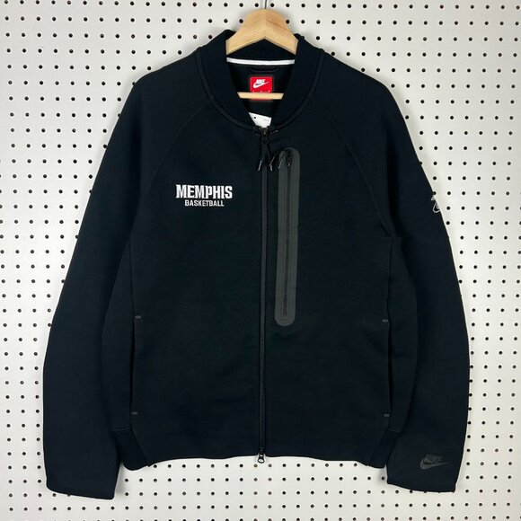 Nike 1 Cent Memphis Tigers Medium Tech Jacket‎ NWT Penny Hardaway Black Travel - Picture 1 of 7